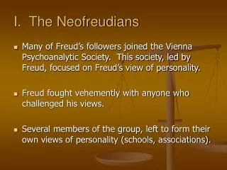 I. The Neofreudians