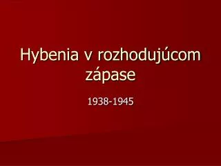 hybenia v rozhoduj com z pase