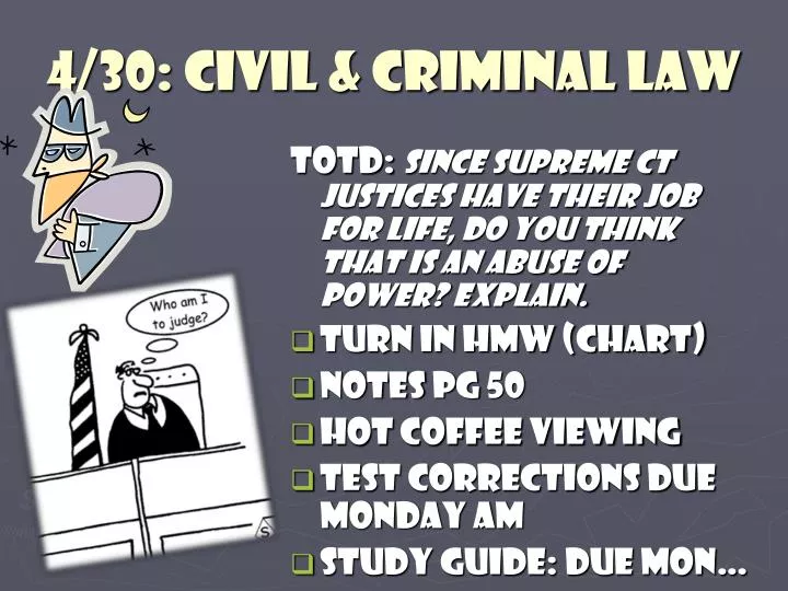 4 30 civil criminal law