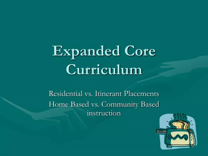 expanded core curriculum