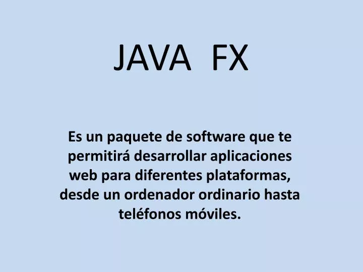 java fx