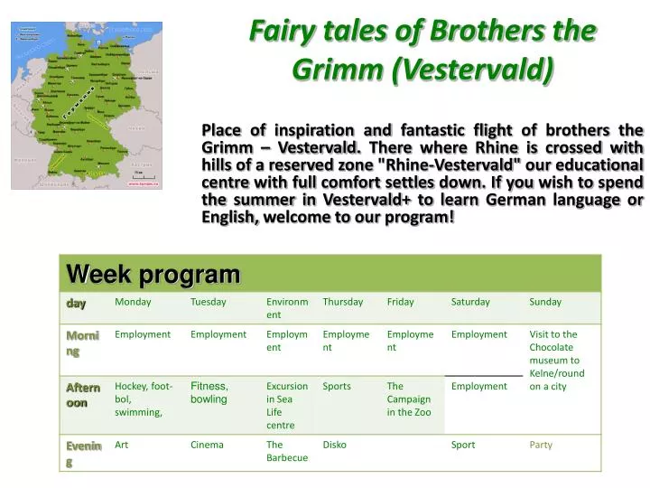 fairy tales of brothers the grimm vestervald