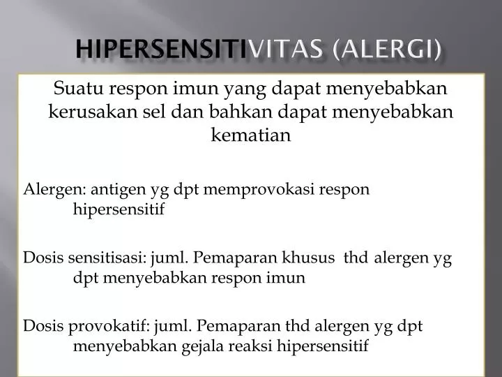 hipersensiti vitas alergi