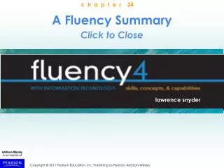 Fluency in Information Technology