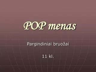 pop menas