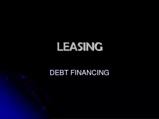 leasing