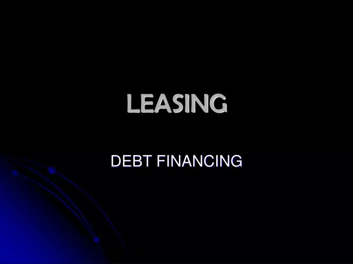 leasing