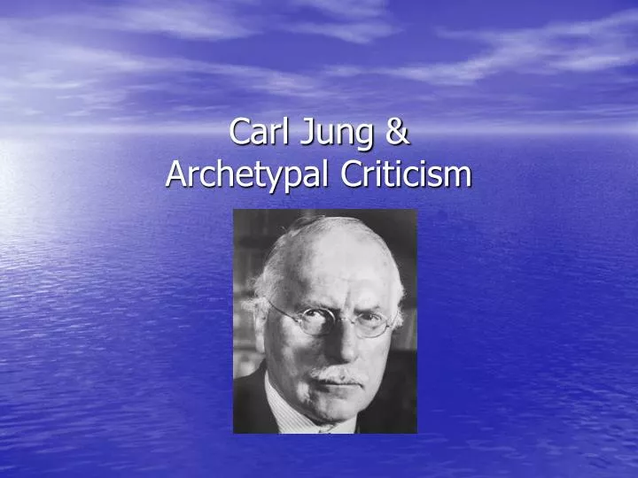 carl jung archetypal criticism