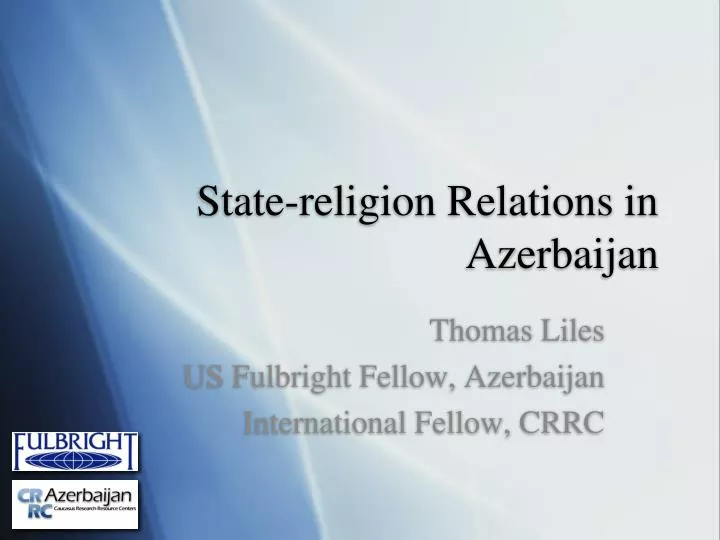 state religion relations in azerbaijan