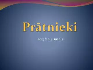 pr tnieki