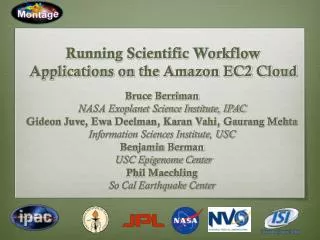 Running Scientific Workflow Applications on the Amazon EC2 Cloud