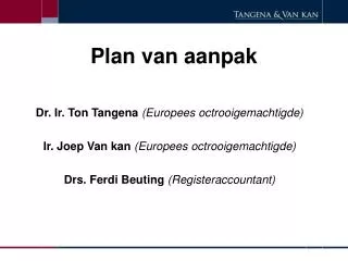 plan van aanpak