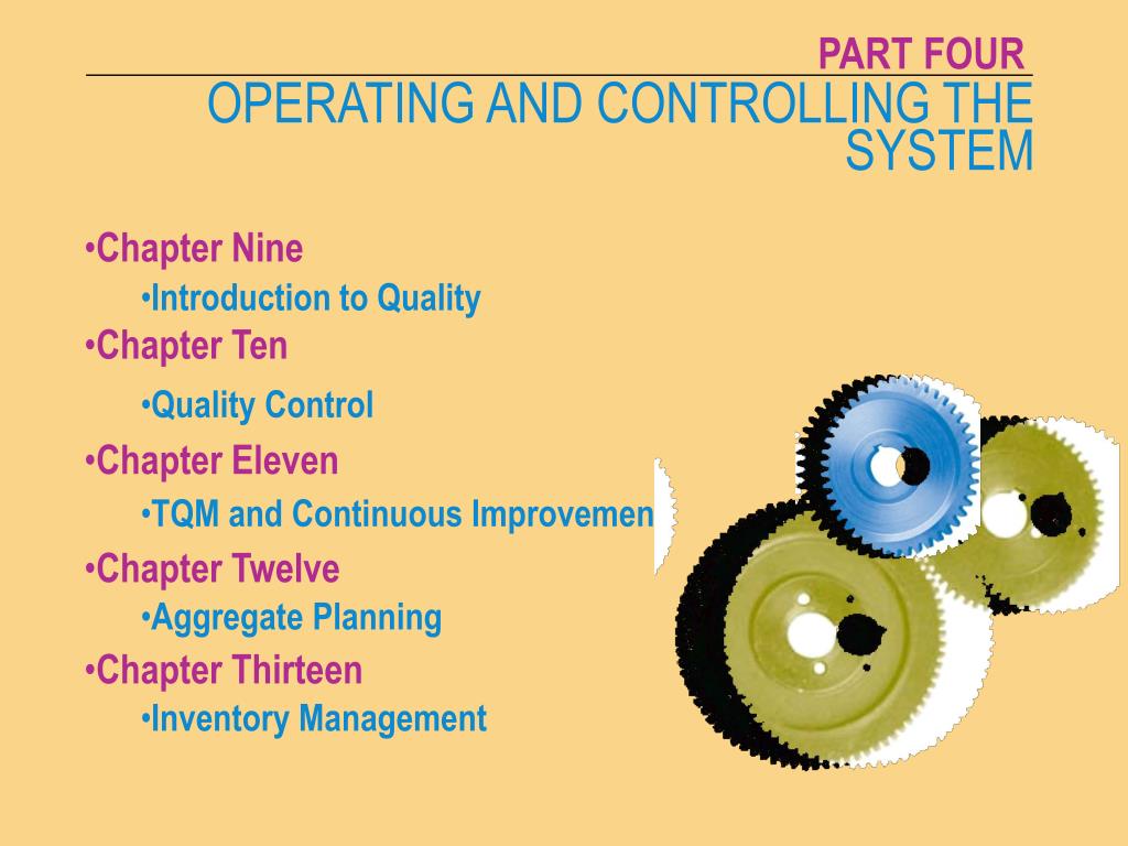 Operative Control Systems PPT - OPERATING AND CONTROLLING THE SYSTEM PowerPoint Presentation ...