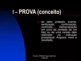 i prova conceito