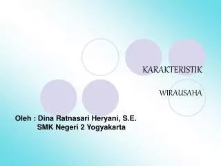 karakteristik