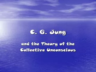 C. G. Jung
