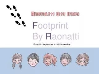 F ootprint By R aonatti