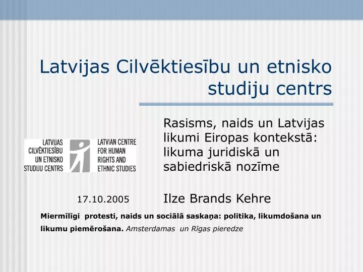 latvijas cilv kties bu un etnisko studiju centrs