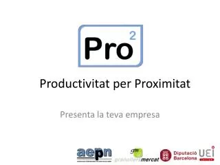 productivitat per proximitat