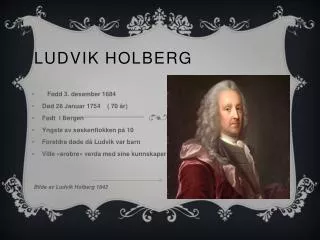 ludvik holberg