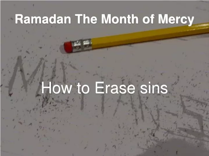 how to erase sins
