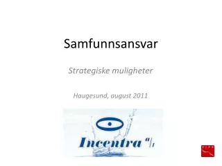 samfunnsansvar