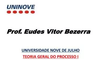 prof eudes vitor bezerra