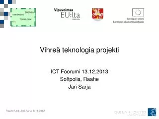 vihre teknologia projekti