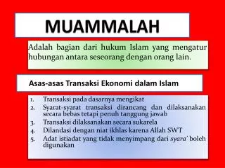 muammalah