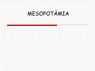 mesopot mia