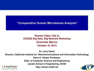 comparative human microbiome analysis