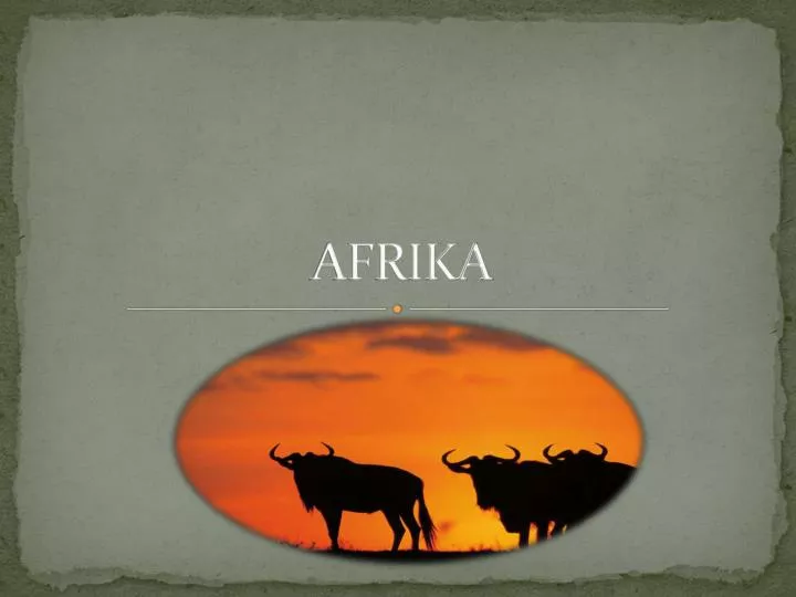 afrika