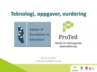 teknologi oppgaver vurdering