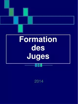 formation des juges