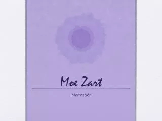 moe zart