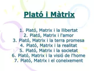 plat i m trix
