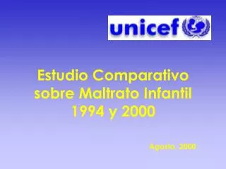 estudio comparativo sobre maltrato infantil 1994 y 2000