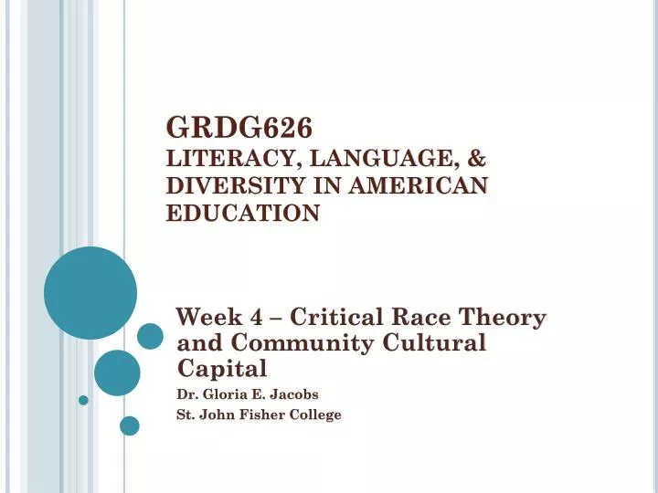 grdg626 literacy language diversity in american education