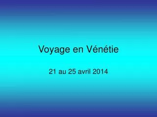 voyage en v n tie