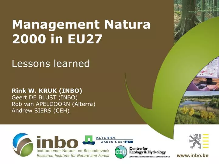 management natura 2000 in eu27