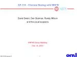 Exploring Power Deposition in HHFW: Key Findings and Future Directions - slide 1