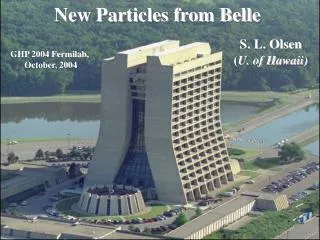 New Particles from Belle