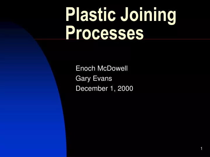plastic joining processes
