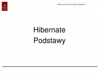 hibernate podstawy