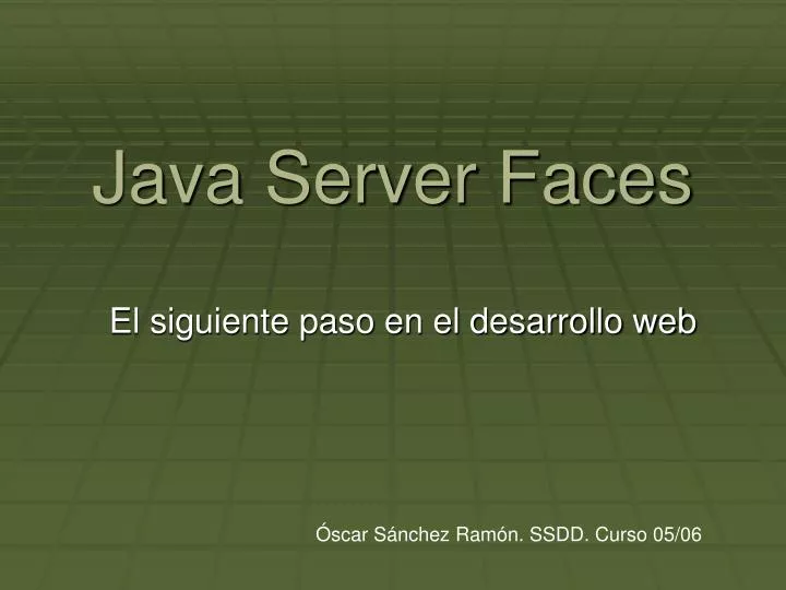 java server faces