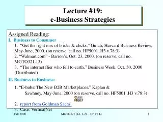 lecture 19 e business strategies