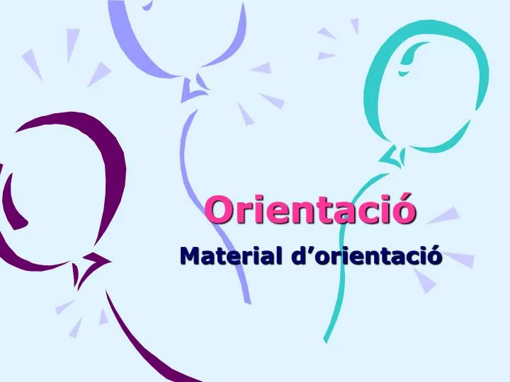 orientaci