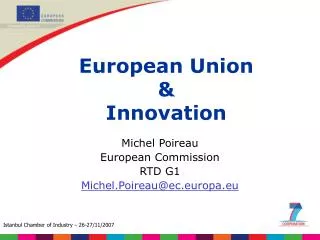 European Union &amp; Innovation