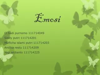 emosi