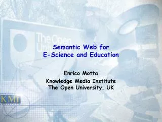 Semantic Web for E-Science and Education
